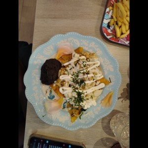 Chilaquiles de pollo en salsa verde 
