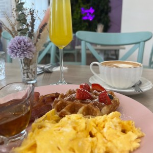 American breakfast 