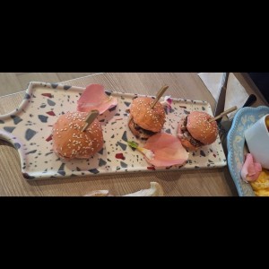 Pink Pulled Pork Sliders