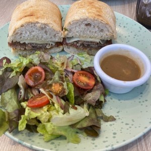French dip sandwish