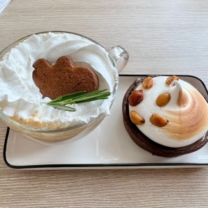 Ginger bread coffee & Tartaleta de Chocolate