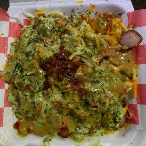 Salchipapas 