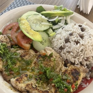 Pollo al ajillo ?