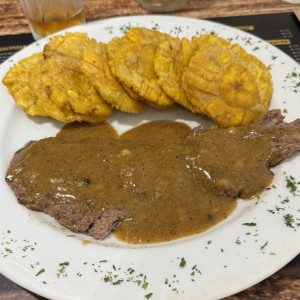 Filete de Res a la Plancha, Picado o Pimienta