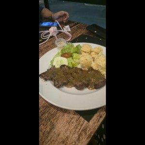 Filete de Res a la Plancha, Picado o Pimienta