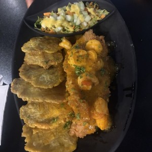 Peacado con camarones 