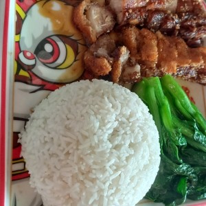 puerco asado con arroz