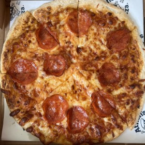Pizza personal de peperonni