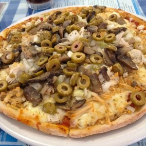 Pizza de combinación de queso
