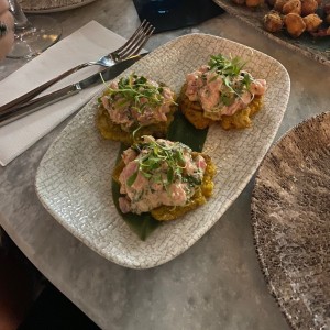 Tostones de atun
