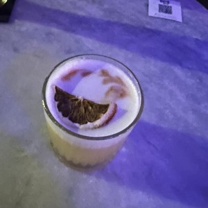 Bourbon, durazno (trago ahumado) riquisimo 