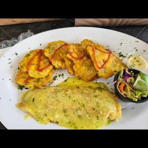 Filete de Corvina al Ajillo