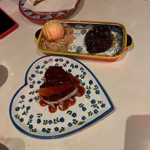 Volcan de chocolate 