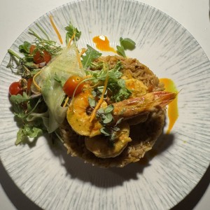 Platos Fuertes - LANGOSTINOS AL CURRY