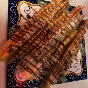 Mil hojas con caramelo