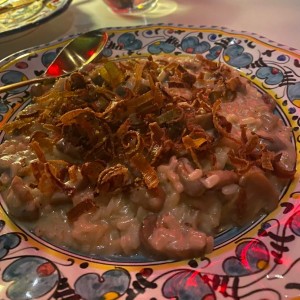 Rissoto trufado de hongos