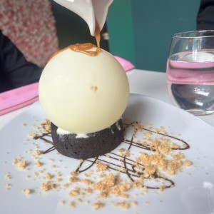 Brownie helado 