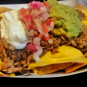 Nachos de pulled pork