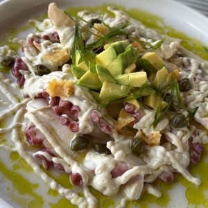 Carppacio de pulpo 