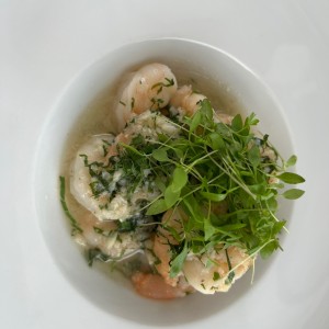 Camarones al ajillo