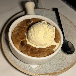 Choco cookie con helado de vainilla
