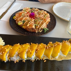 Sushi pizza