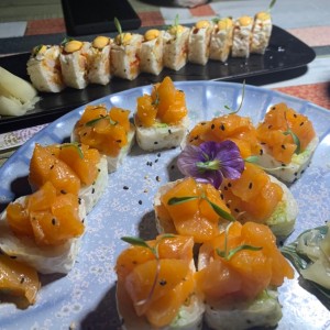 Rollo de salmon ahumado