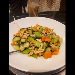 Cubitos de Pollo Kung Pao