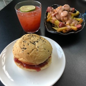Hamburguesa, salchipapas