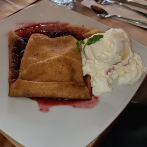 crepes frutos del bosque