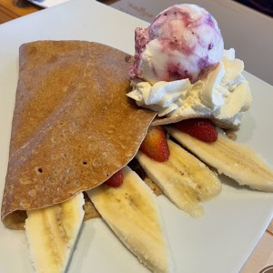 Crepe Chocolate Fondue