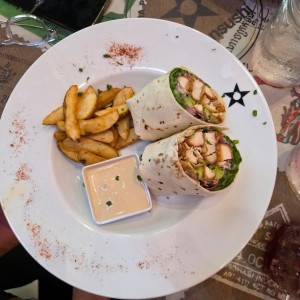 Wrap de Pollo Thai