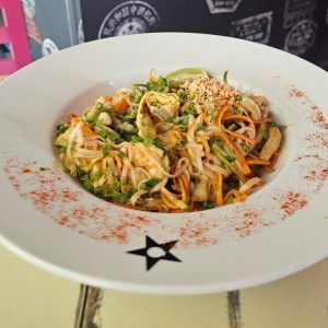 Phad Thai de Mariscos