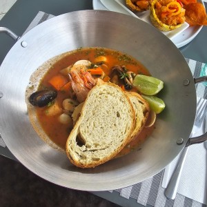 Cazuela de mariscos