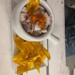 Entradas - Ceviche de Corvina