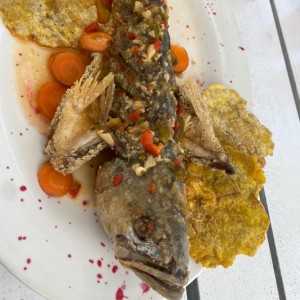 Pescado frito