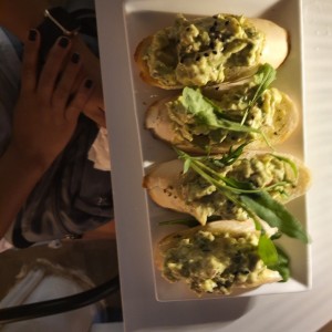 Entradas - Bruschetta del mar