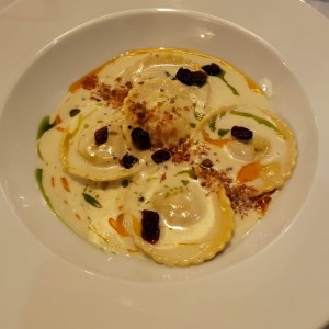 Raviolis de Zapallo y Queso Fresco