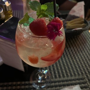 Gin con fresas