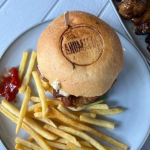 Hamburguesa ahumada