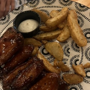 Orden de 10 wings ahumadas