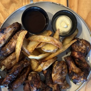 Alitas ahumadas