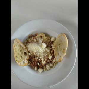 Spaghetti a la boloñesa