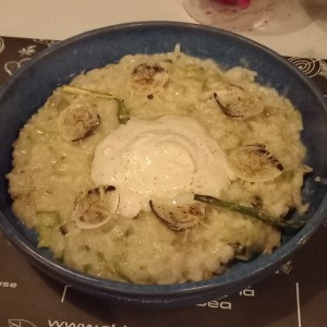 Risotto de almejas