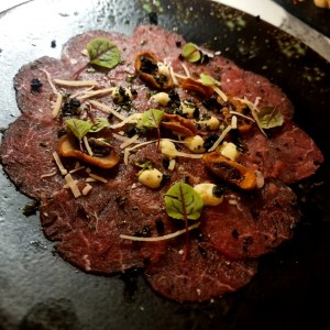 Carpaccio de res