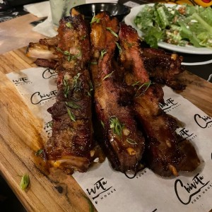 Costilla de cerdo ahumado