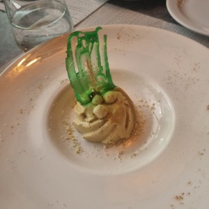 Panna cotta al pistacho