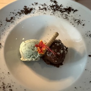 Mousse de chocolate negro