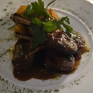 Media pieza de Lamb rack