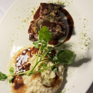 Risotto con Rib eyes